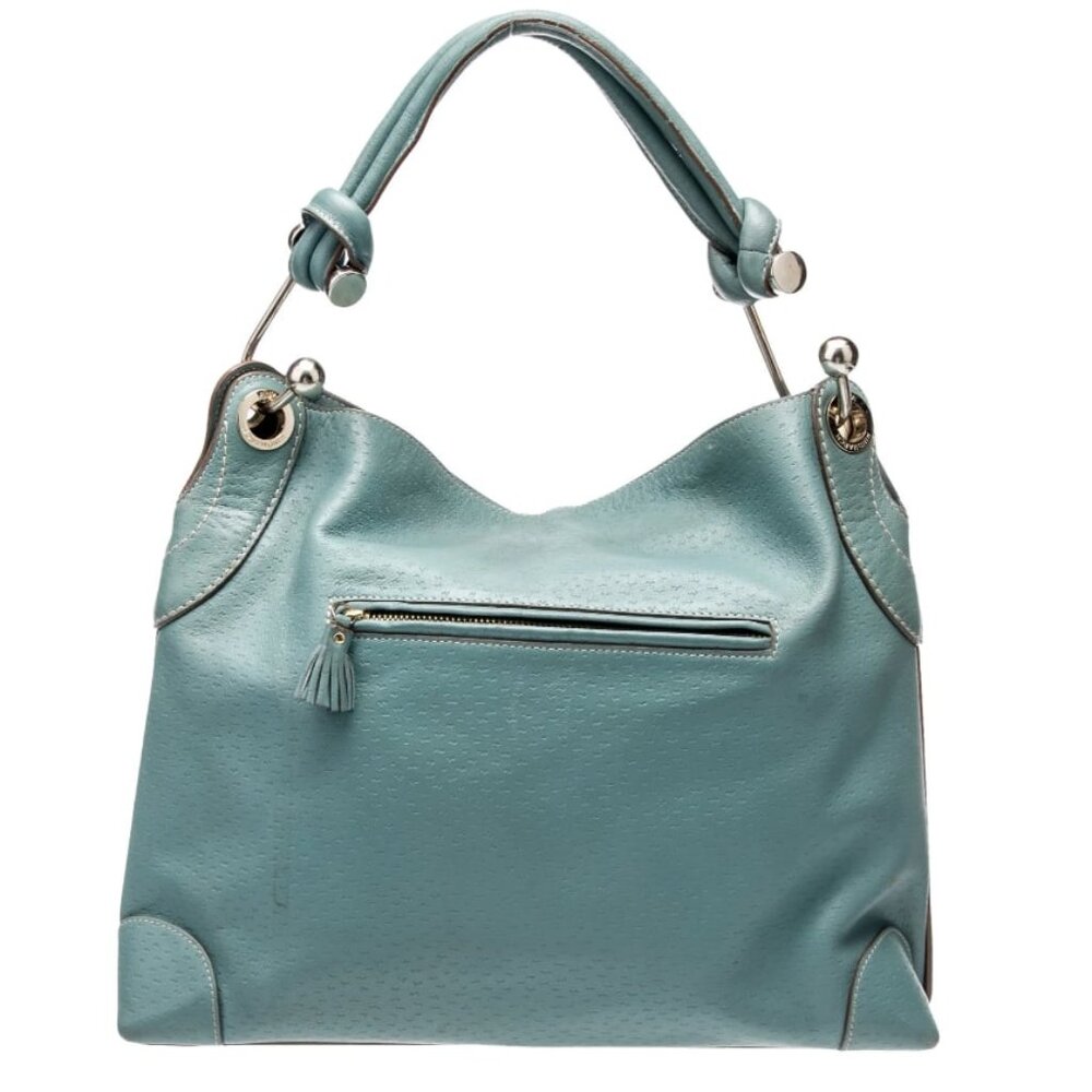Anya Hindmarch Elrod Hibo Bag Petrol Blue Leather - Picture 5 of 17
